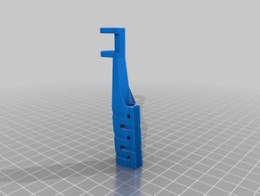 prusa i3 mk3 x axis drag chain holder 3d printer parts cable mount management 3d print model - Mito3D