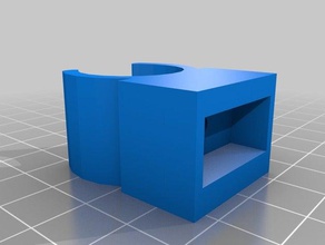 doppio magnete pixel clip 1 2 pvc 3d print model - Mito3D