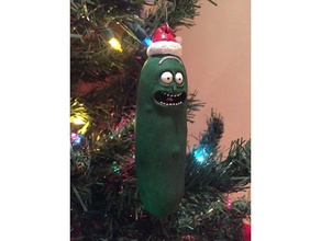 pickle rick christmas ornament models morty 3d print model - Mito3D