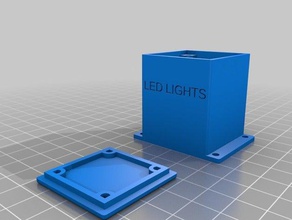 led switch box electronic project electronics customized 3d print model - Mito3D