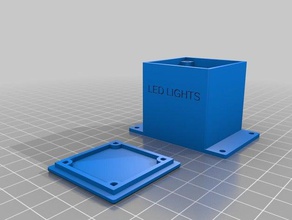 led essayer de nouveau projet électronique la boîte l'électronique personnalisé 3d print model - Mito3D