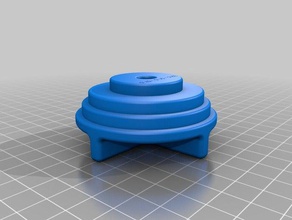 spool holder 3 different size spools 3d printer accessories filament 3d print model - Mito3D