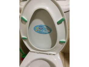 toilet seat bumper 3d print model - Mito3D