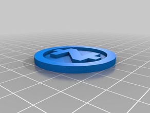 zcash coin 40x3mm crypto currency digital 3d printing cryptocurrency 3d print model - Mito3D