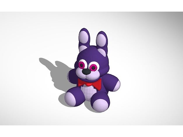 bonnie en peluche fnaf 4 L'impression 3d 3D print model - Mito3D