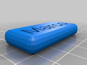 özel parametrik manyetik adımın işareti ev özelleştirilmiş 3d print model - Mito3D