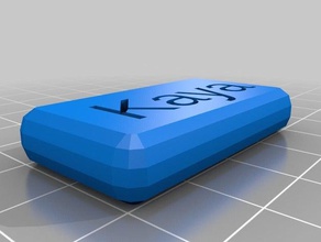 kaya de los hogares personalizado 3d print model - Mito3D