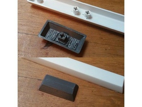 dsa 2u barra espaciadora centrada en la madre diy cherry mx teclado mecánico de 3d print model - Mito3D