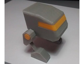 geometry dash 3d robot toys & games 3d print model - Mito3D