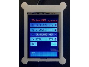 sdrive-max atari xl remplacement disquette cas arduino uno écran tactile ordinateur 800 xe 3d print model - Mito3D