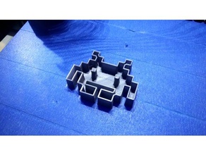 space-invaders pastry cutter gadgets 3d print model - Mito3D