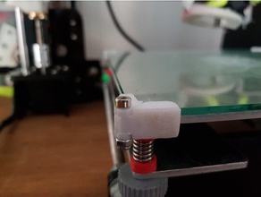 corner 3 mm glass holder 3d printer parts anet a8 upgrade 3d print model - Mito3D