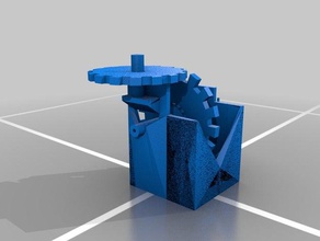 3d printer filament powered cog engine wip accessories cogs 3d print model - Mito3D