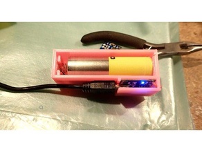 alimentato da usb li-ion, caricabatterie 18650 batteria l'elettronica 3d print model - Mito3D
