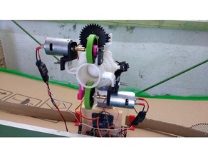ev yapımı masa tenisi robot - remix spor ve açık hava ping pong bot 3d print model - Mito3D