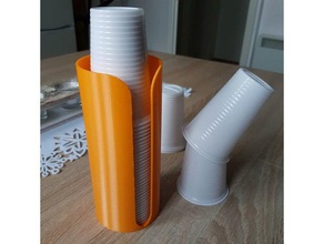 200ml di plastica del supporto tazza forniture famiglia cucina mexod 3d print model - Mito3D
