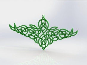 nudo celta 1 decoración el celtic irlandés 3d print model - Mito3D