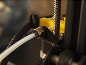 cr-10 filament guide w 4mm tube push fit connector 3d printer accessories 3d print model - Mito3D