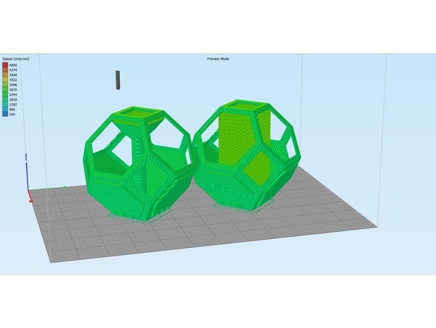 plantygon moins de soutien L'imprimante 3d pièces 3D print model - Mito3D