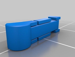 scx10 mecanismo de dobradiça capô A impressão 3d axial 3d print model - Mito3D