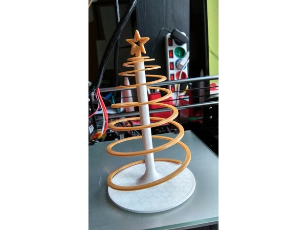 árvore de natal diy estrela 3D print model - Mito3D