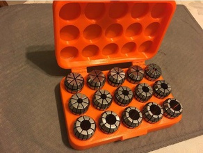 er25 collet box tool holders & boxes 3d print model - Mito3D