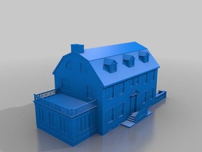 amityville la casa de los hogares 3d print model - Mito3D