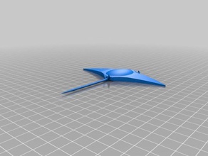 mantaray 3d-drucken 3d print model - Mito3D