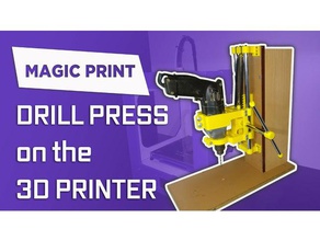 big drill press machine tools 3d printing nylon drilling zav 3d print model - Mito3D