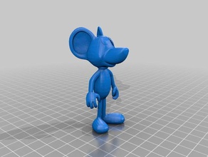 tehlike fare yaratıklar çizgi film karakteri 3d print model - Mito3D