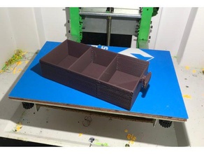 mk2 electronics parts drawer divider 3d print model - Mito3D