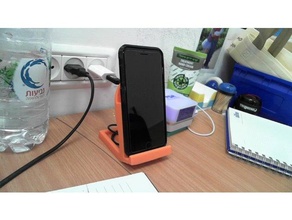 8 artı kablosuz şarj standı iphone cep telefonu qi cihazı 3d print model - Mito3D