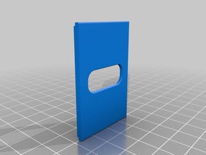 semplice scatola di lamette rasoio sicurezza bagno box lama 3d print model - Mito3D