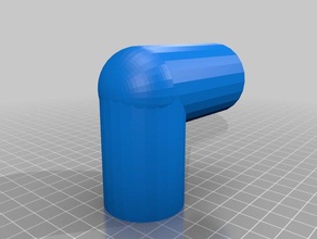 90'pipeconnector 34-38 3d printing 3d print model - Mito3D