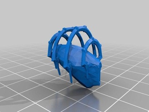 lego frost prime cabeza - warframe juegos las heladas de 3d print model - Mito3D