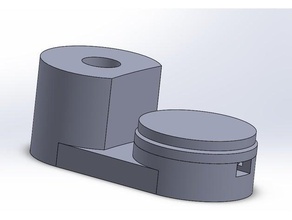 underbed piezo-mounts 3d-Drucker Teile delta beheizte Bett Nivellierung piezo Präzision Präzisions-piezo unter dem z-probe 3d print model - Mito3D