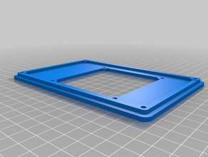 Ventilador de 80 mm tapa v la ranura rumba caso Impresora 3d las piezas 3d print model - Mito3D
