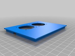 simple mainboard case lid flsun i3 2017 3d printer parts 3d print model - Mito3D