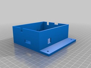 simple mainboard case flsun i3 2017 3d printer parts 3d print model - Mito3D