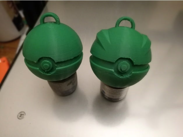 pokeball ornement de la génération 1 modèles les fêtes noël pokemon 3D print model - Mito3D