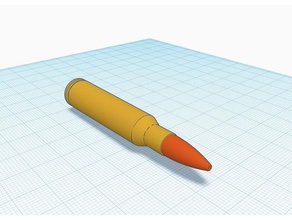 65x55 norma elektron cephane kurşun kartuş fullmetaljacket silah tüfek kabuk 3d print model - Mito3D