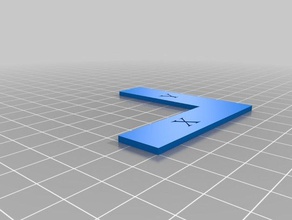 square check 3d printing tests 3d print model - Mito3D