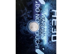 coin hider parametric coins & badges 3d print model - Mito3D
