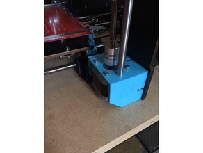 ctc prusa i3 z axis motor mounts 3d printer parts upgrades prusai3 rework 3d print model - Mito3D