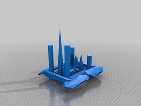 cool catastrophe formes 3d print model - Mito3D