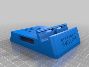 switch dock - makes use spring system toy & game accessories nintendo stand 3d print model - Mito3D