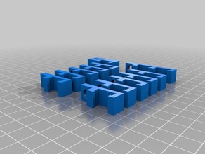 şerit askı klipleri açtı 3d baskı 3d print model - Mito3D