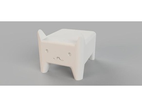 cube cat art cute 3d print model - Mito3D
