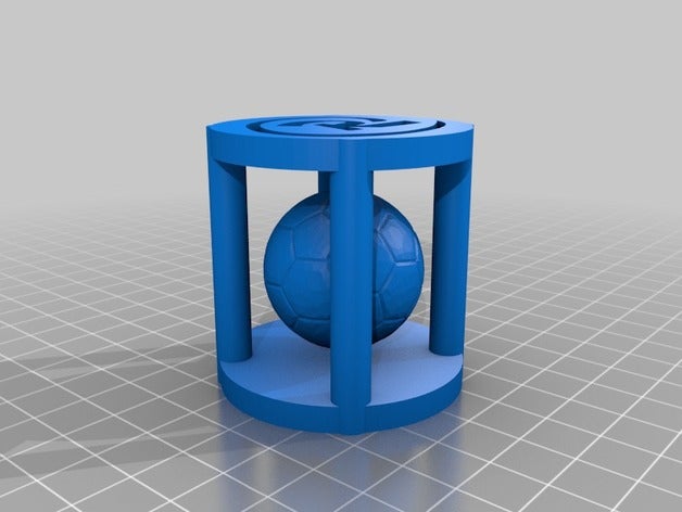 balón de fútbol cascabel deporte y al aire libre 3D print model - Mito3D