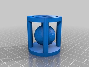bola de futebol chocalho esporte & ao ar livre 3d print model - Mito3D